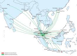 Browse through all avalible airports or choose an airline to see all their routes. Malindo Air Route Map