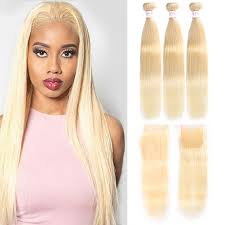 People keep asking me if something specific prompted me to finally take the plunge in getting bleach blonde hair, to which the answer is: 613 Blonde Hair Bundles With Closure Brazilian Straight Remy Human Hair Weaves Ombre Black Platinum Blonde Hair Weaving Euphoria Buy At The Price Of 53 14 In Aliexpress Com Imall Com