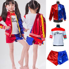 Girls harley quinn inspired costume. Girls Harley Quinn Complete Cosplay Costume Costume Party World