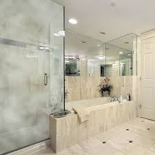 Slide the shower seals/fins onto the fixed glass panels adjacent to the door and onto the door glass itself. Frameless Steam Showers Blog Dulles Glass
