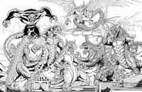 Image result for all godzilla monsters coloring page monster. Coloring Pages Godzilla Morning Kids