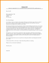 Title 1 teacher cover letter. Teacher Cover Letter With Experience Lovely 8 9 Teacher Letter Of Interest Sample Teaching Cover Letter Cover Letter Example Letter Example