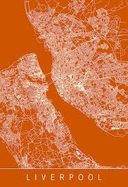 John eyes' plan of liverpool. Liverpool Map Print Line Art City Map Liverpool England Etsy Liverpool Map Map Print Line Art