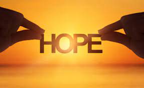 The words expect and look are common synonyms of hope. Hope And Community In This New World The Emily Program