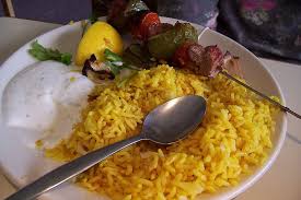 Moroccan lamb skewers with couscous. Moroccan Lamb Kebabs Ethnic Foods R Us