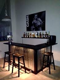 Wood Corrugated Bar Idea Home Bar Decor Bars For Home Diy Home Bar