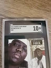 2013 Panini Black Friday HRX Notorious BIG Rookie SGC 10 Gem Mint Biggie
