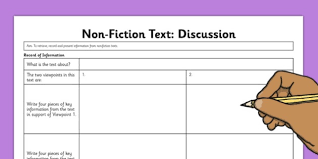 Reasoning is the type of text conveying the author's thoughtsin relation to a specific issue, an attempt to prove or disprove something, to build a logical chain of abstracts. Editable Discussion Text Record Of Information Worksheet