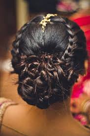 Since the hair is minimal, the bun sits well without strands falling over or the bun looking too clumped. Hairstyles For Indian Wedding 20 Showy Bridal Hairstyles