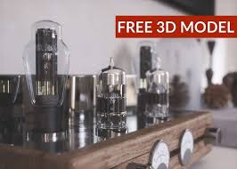 Download Free 3d Model Tube Amplifier Sebastian Pajek 3d Model Model Amplifier