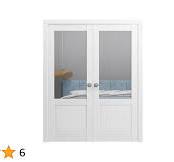 Amazon.com: SARTODOORS Puertas dobles francesas interiores ...
