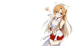 Anime girls, sword art online, kissing, back, clouds, kirigaya kazuto. Hd Wallpaper Anime Girls Sword Art Online Yuuki Asuna White Background Wallpaper Flare