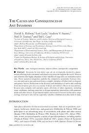 Voici la page détaillée de elevage du berger de la vall�e des g�ants. Pdf The Causes And Consequences Of Ant Invasions