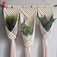 It's topped with birch plywood and layered with succulents. Vintage Home Decor Bohemian Macrame Wall Hanging Plant Hanger Buy Macrame Wall Hanging Macrame Plant Hangers Vintage Home Decor Product On Alibaba Com