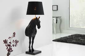 Extravagante Pferde Stehleuchte In Schwarz Riess Ambiente De In 2020 Stehlampe Lampe Schwarze Pferde