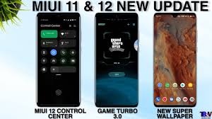Install Miui 12 Control Center From Play Store Super Wallpaper Miui 11 System Update Game Turbo 3 0 Youtube