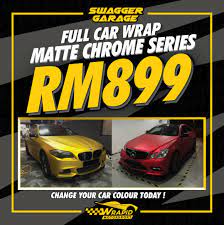Check spelling or type a new query. Promo Full Car Wrap Rm899 Only Matte Chrome Series Auto Accessories On Carousell