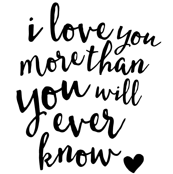 'i love you more than you'll ever know' was a split tribute to otis redding the next night we began recording the album. I Love You More Than You Will Ever Know Spoonflower
