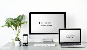 Download Premium Psd Of Set Of Digital Devices Screen Mockup 527553 Computer Mockup Mockup Free Psd Iphone Mockup