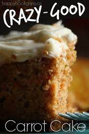 Crazy Good Carrot Cake With Cream Cheese Frosting Happy Hooligans