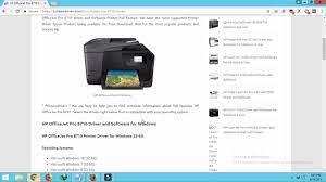We have scanned the file and urls associated with this software program in more than 50 of the world's leading antivirus services; Hp Officejet Pro 8710 Driver And Software For Windows Mac Youtube