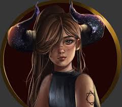 You can start the anime / manga face with a simple circle. Hd Wallpaper Brown Demon Face Freckles Girl Hair Horns Long Portrait Wallpaper Flare
