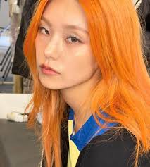 low-key missing yeji orange hair
