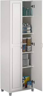 Amazon Com Systembuild Kendall 24 Utility Storage Cabinet White Furniture Decor
