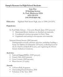 Free 8 Sample Resume Outline Templates In Pdf Ms Word