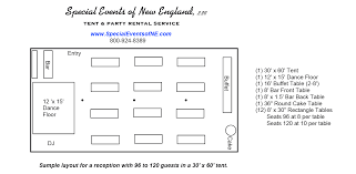 30x60 5 Tent Rentals Layout Nh Ma Me 8ft Rect 96to120guests Gif 1 547 757 Pixels Wedding Tent Layout Wedding Table Layouts Wedding Floor Plan