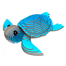 Each mystery box opens in a specific order to reveal a tiny hidden space. Cardboard Sea Turtle 3d Puzzle