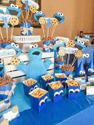Diy Cookie Monster Party Beautiful Eats Things Cookie Monster Party Cookie Birthday Party Cookie Monster Birthday Party