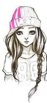 Gangster Girl Hipster Drawings Cute Drawings Cool Drawings
