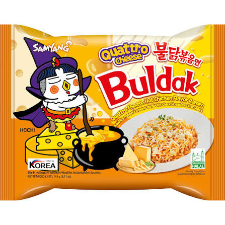 Buldak Ramen Quattro Cheese 