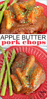 You will love the flavor combo of apple, balsamic and pork and it's such a simple and easy. Apple Butter Pork Chop Recipe Mess For Less
