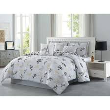 Yellow grey comforter sets is one images from 21 best yellow and grey bed sets of homes designs photos gallery. Love 7 Piece Grey Yellow King Comforter Set Ymz007851 The Home Depot