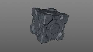Compaion Cube 3d Subdivision Surface Model C4d By Amaurysk8 Companion Cube Surface Modeling Cube