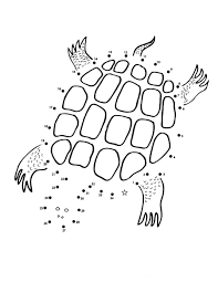If your child loves interacting. Turtle Dot To Dots Coloring Page Free Printable Coloring Pages For Kids