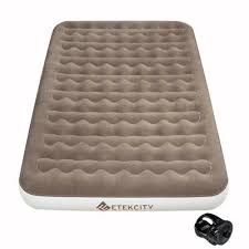 Etekcity 9 Standard Air Mattress With Rechargeable Electric Pump Wayfair Camping Mattress Blow Up Beds Air Mattress Camping