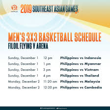 Gilas pilipinas has just one more practice and a scrimmage before leaving to face qatar in the fiba gilas pilipinas' preparation for qatar and kazakhstan in the sixth and final window of the fiba world. Schedule Sea Games 2019 Basketball Competitions