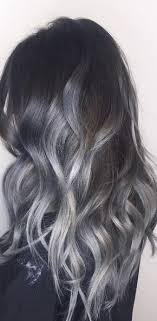 Black And Dark Grey Ombre Hair Pomysly Na Kolorowe Wlosy Czyli Szalone Koloryzacje Na Lato Grey Hair Color Silver Hair Styles Grey Hair Color
