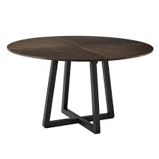 Theodore Alexander Edwin Dining Table Top Color Dark Brown Size 30 H X 62 L X 62 W In 2020 Dining Table Round Dining Table Round Dining