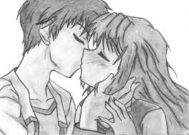 Maybe you would like to learn more about one of these? Kissing Anime Sketch Wallpapers Wallpaper Cave