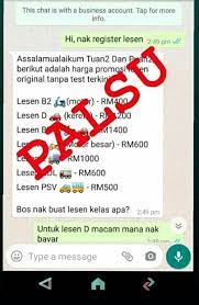 Dalam tempoh bagi yang gagal ujian jpj, calon diberi percuma ulangan ujian jpj tanpa had dan 2x ulangan latihan praktikal. Tawaran Lesen Kopi O Adalah Satu Scam Kata Jpj Sarawak Dayakdaily