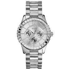 Γυναικείο ρολόι Guess W13582L2 Ασημί Μπρασελέ - Tyrodimos