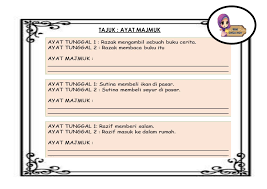 (kalau dalam bahasa inggeris disebut sebagai singular dan plural). Membina Ayat Menggunakan Kata Nama Am Cute766