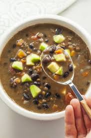 Black Bean And Lentil Soup Quick Easy Black Bean Lentil Soup Recipe In 2020 Clean Eating Slow Cooker Recipe Clean Eating Dinner Clean Eating Recipes