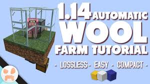 Note that some plants can be harvested. Easy Automatic Wool Farm Tutorial 1 14 Sheep Farm Youtube