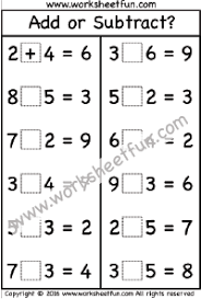 Click on the images to view, download, or print them. Addition Subtraction Free Printable Worksheets Worksheetfun