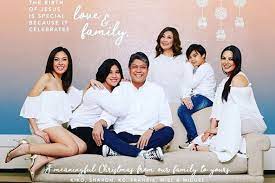 Sharon cuneta broke down during her instagram live last june 29, as she opened up about what their family had been through for the past weeks. Look Sharon Kiko Share Family S Christmas Card Abs Cbn News